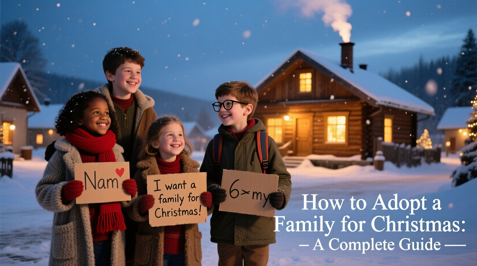 how do i adopt a family for christmas