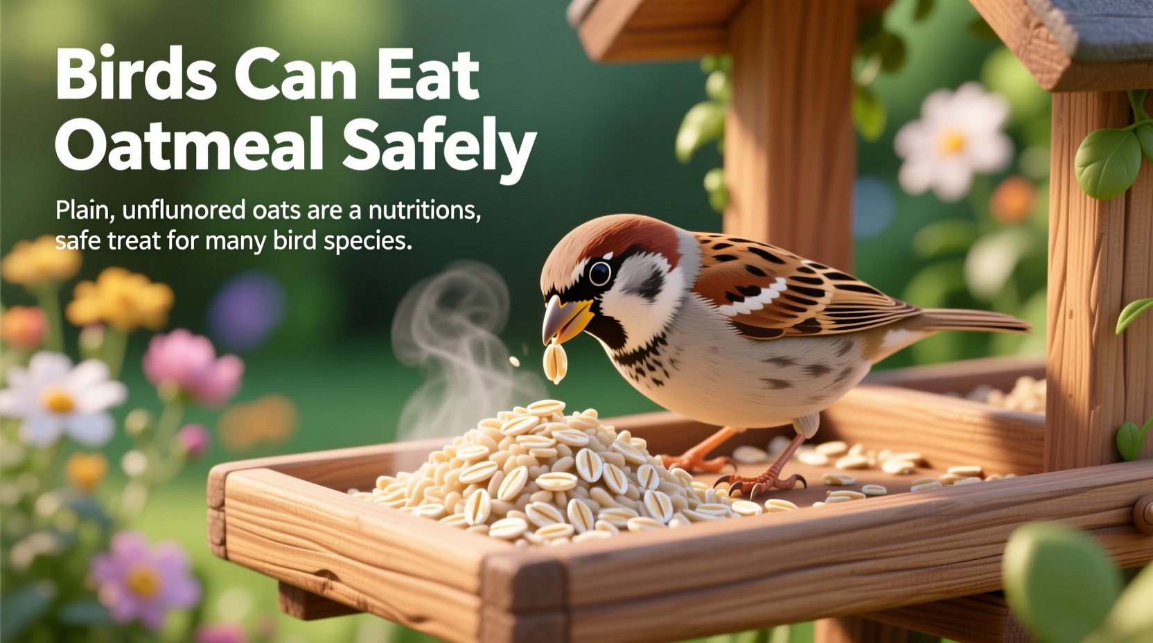do birds eat oatmeal