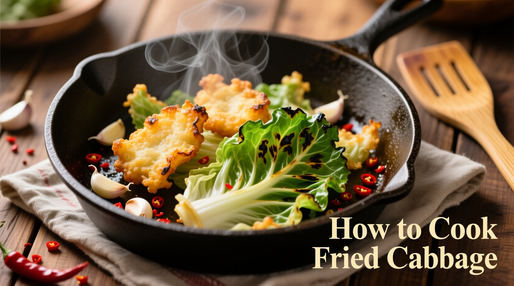 how to cook fried cabbage