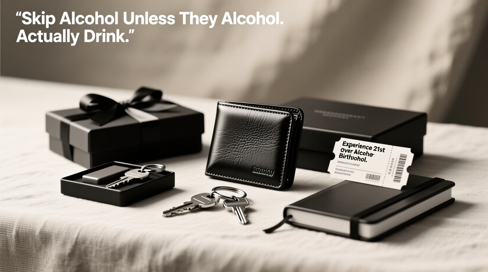 21st birthday gifts skip alcohol unless they actually drink