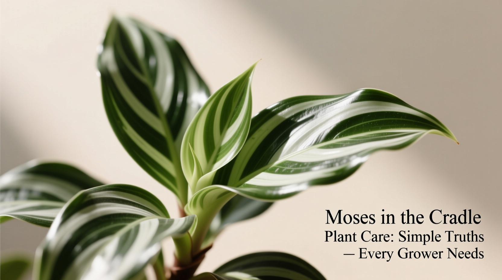 Cool Review About Moses In The Cradle Plant Care