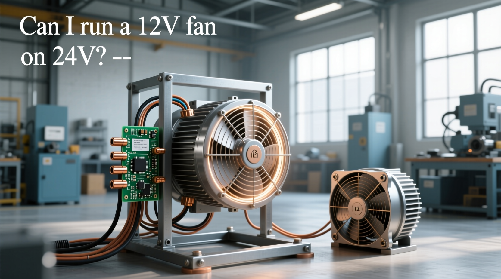 How to choose condenser fan motor 24v,Can I run a 12V fan on 24V?