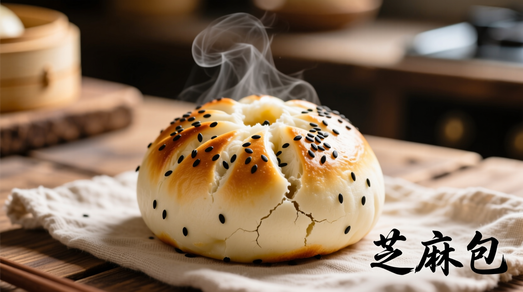 sesame bun