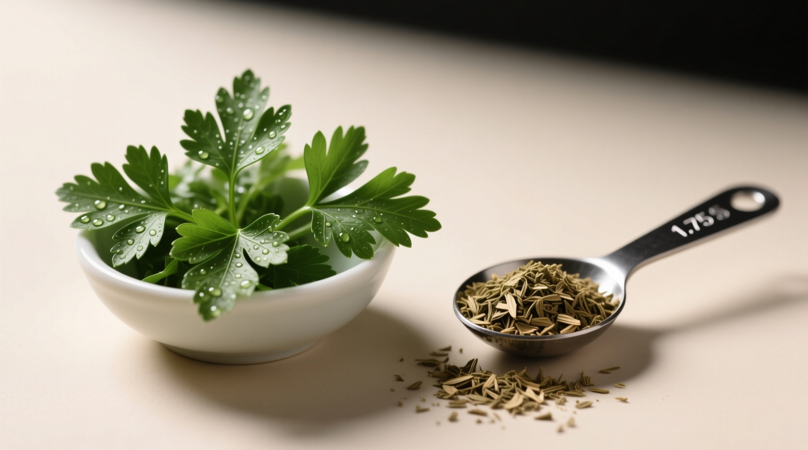 1 cup fresh parsley to dried accurate conversion guide