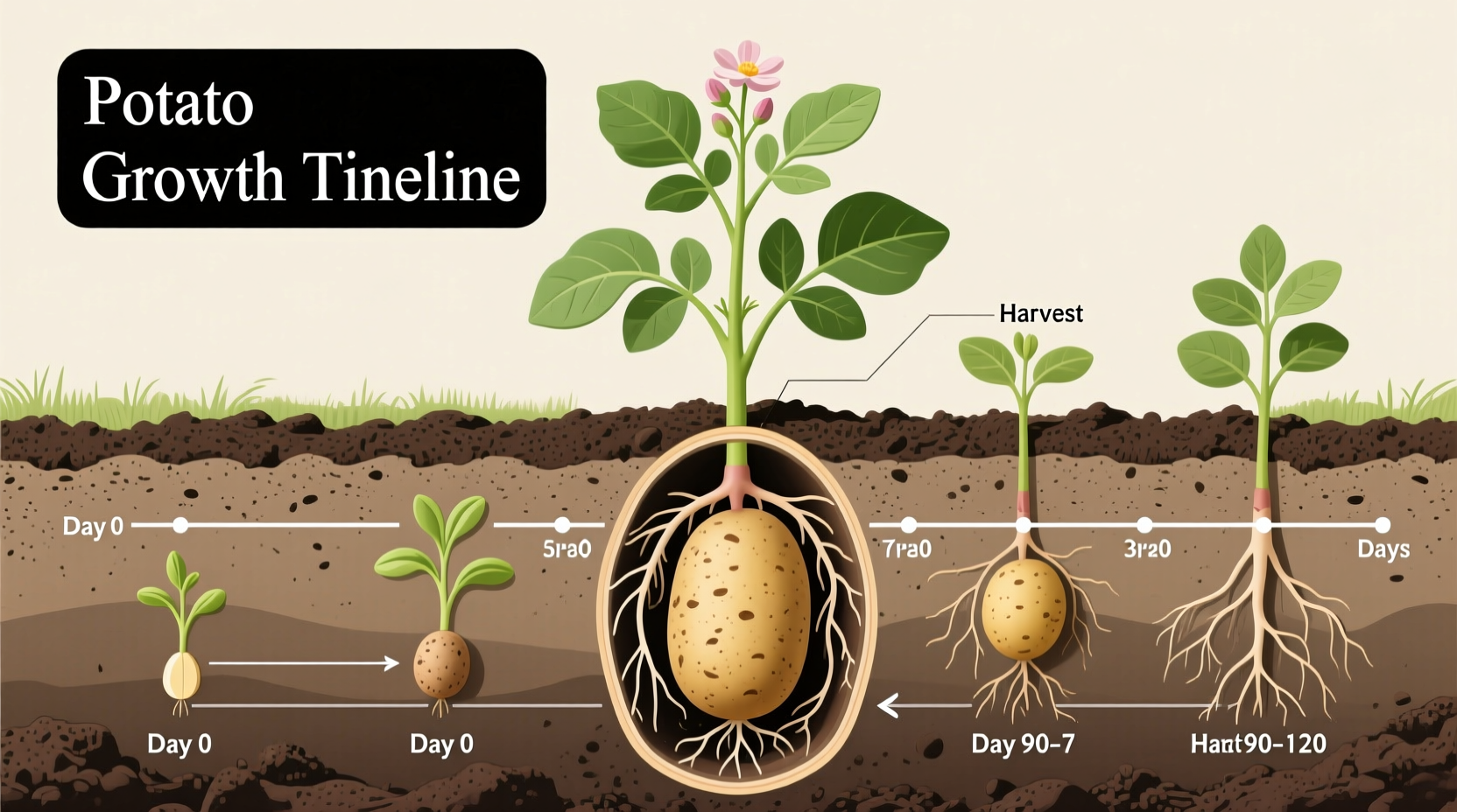 How Long to Grow Potatoes: 70-120 Days Explained