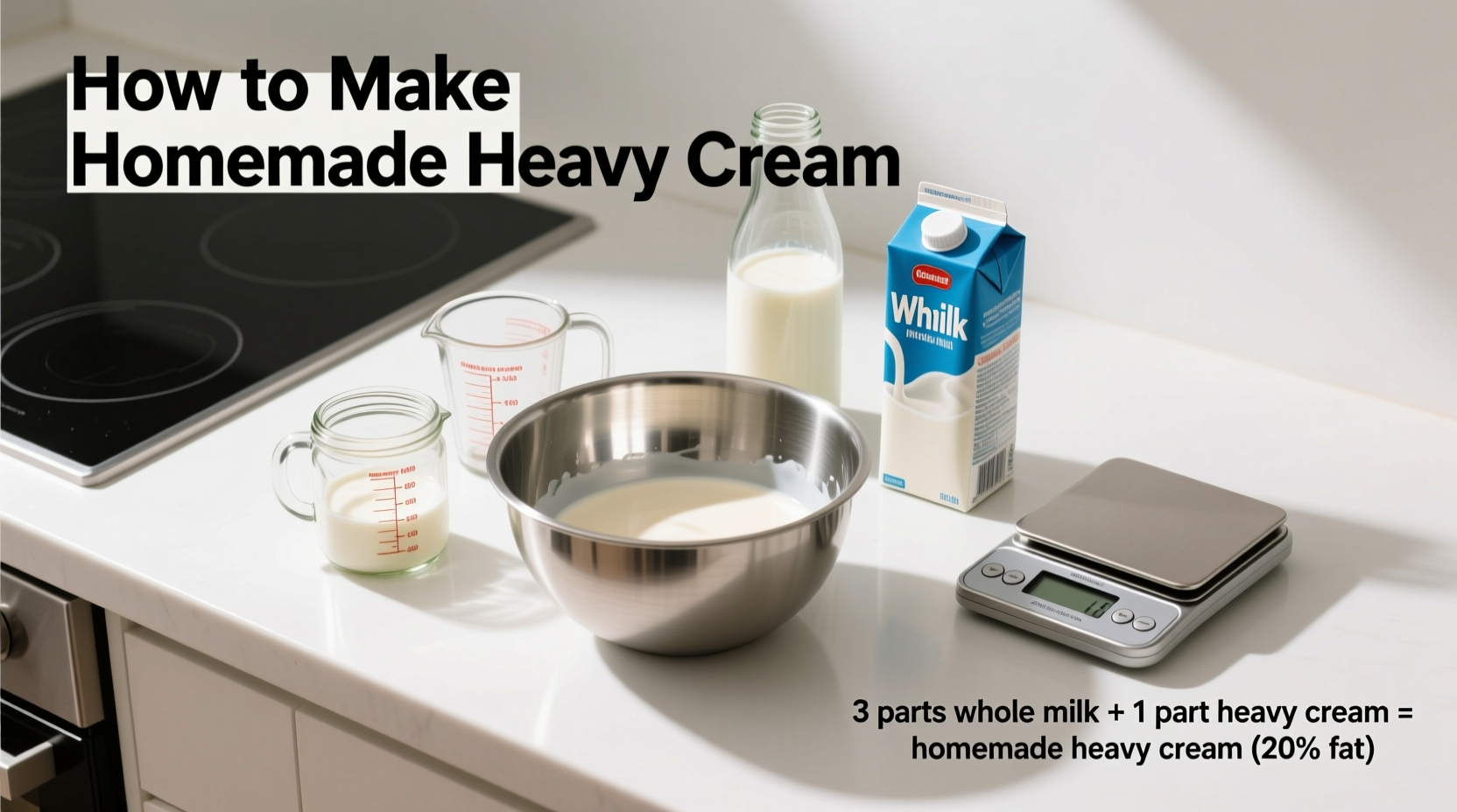 how to make homemade heavy cream