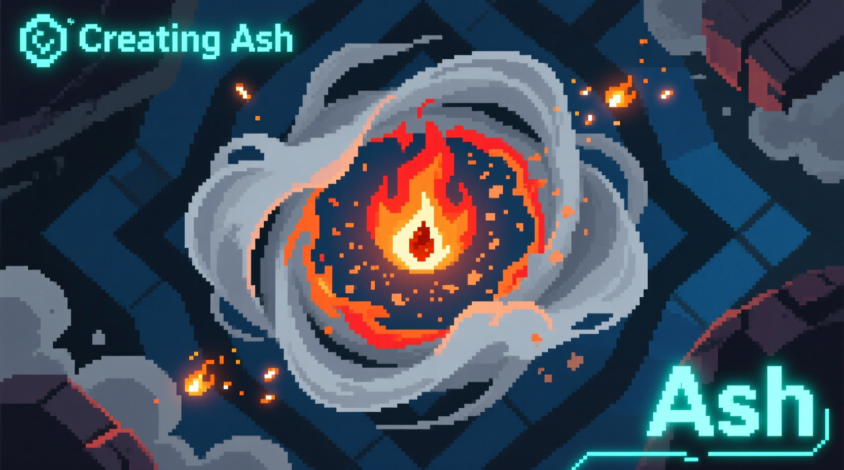Creating Ash by combining Smoke and Fire in Infinite Craft game