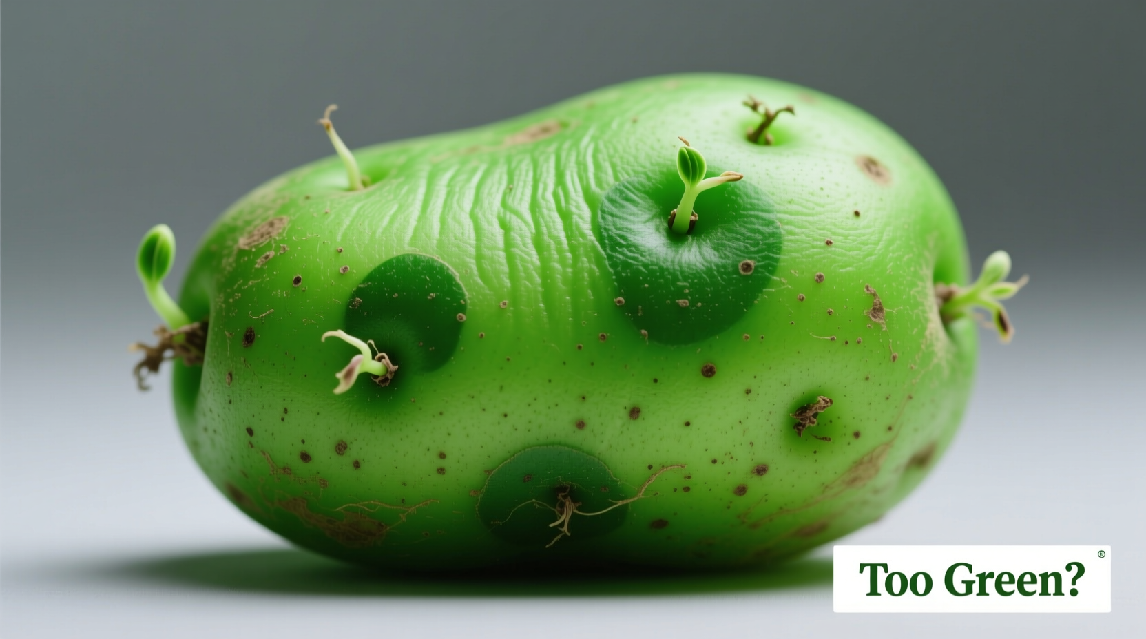 how green is too green for a potato