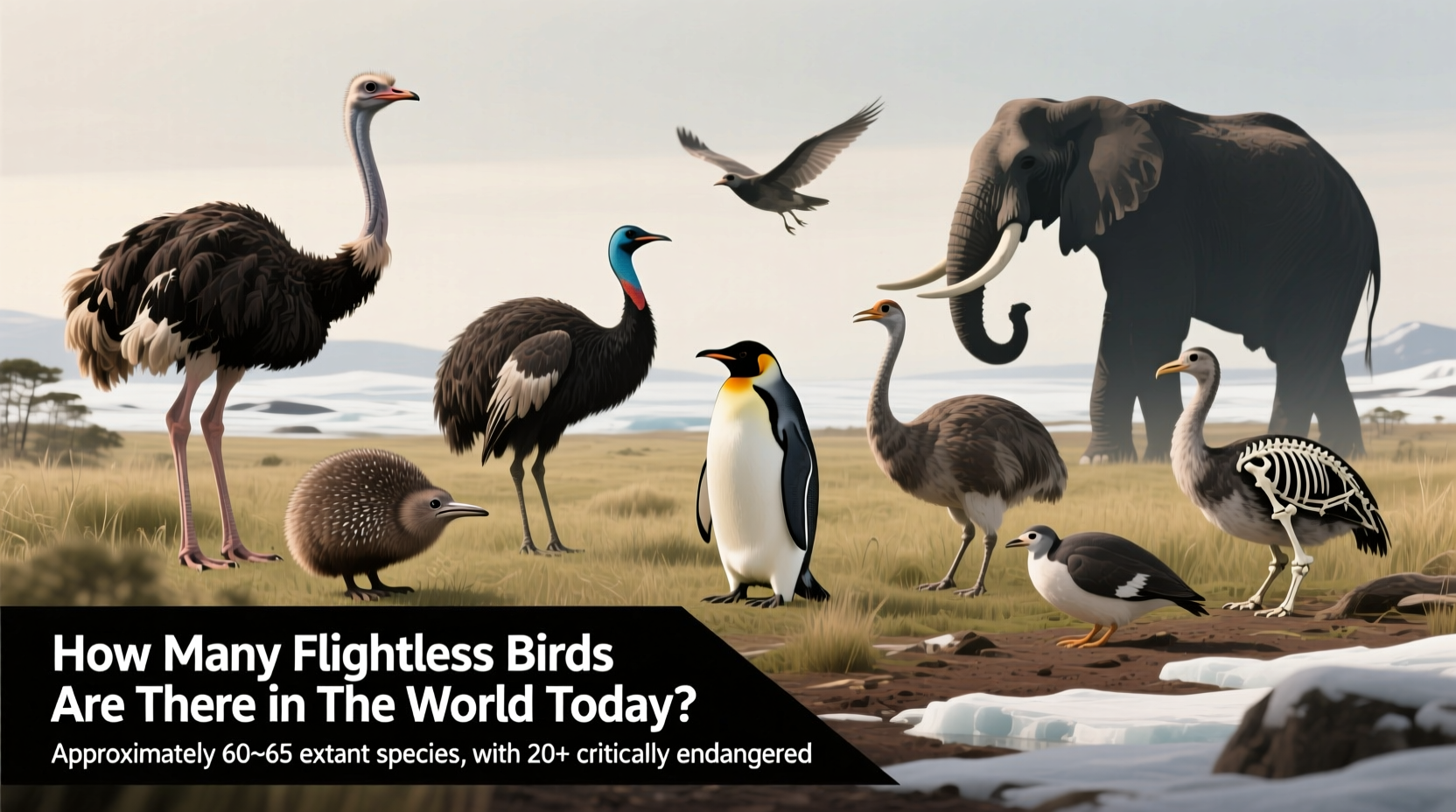 how many flightless birds are there