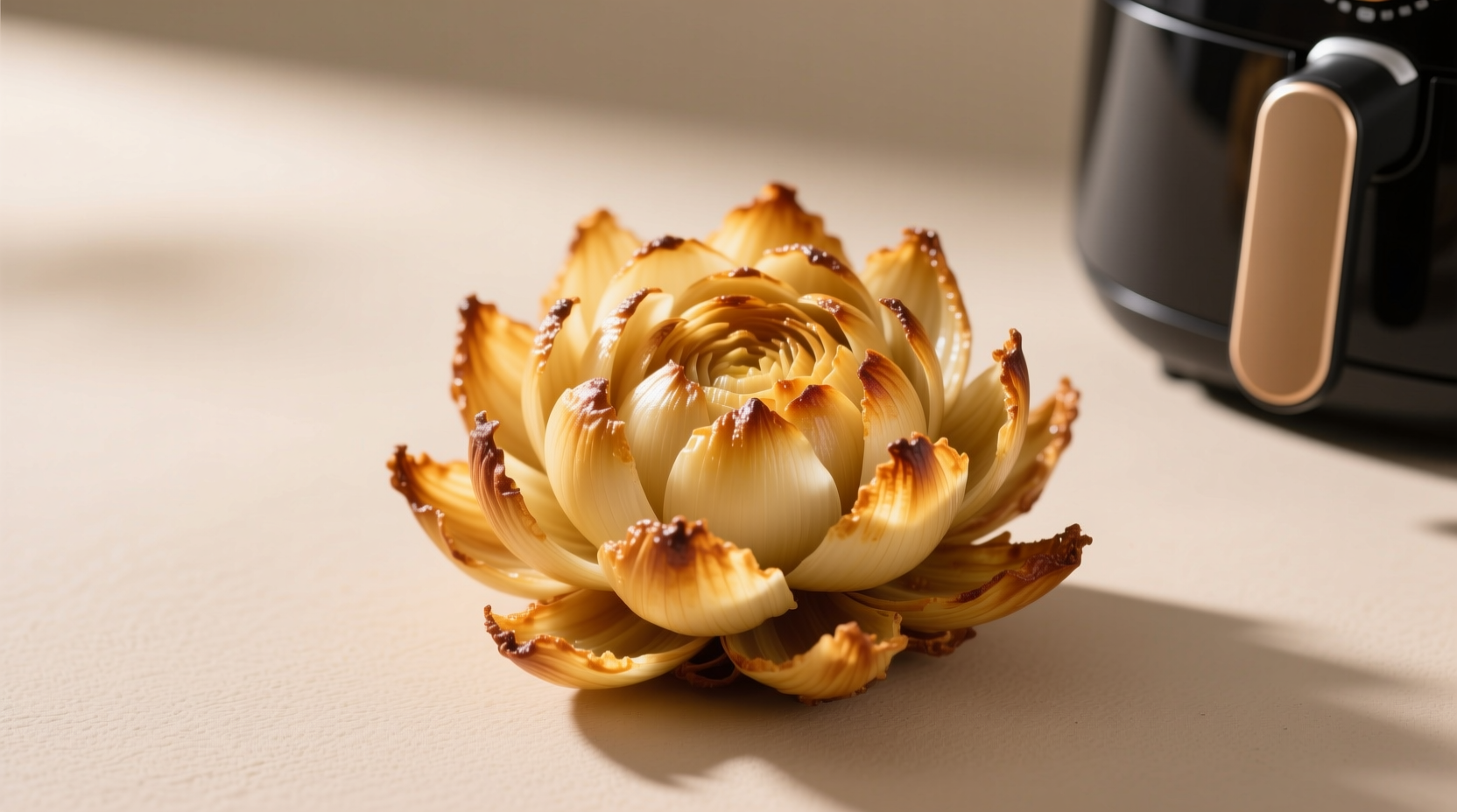 air fryer blooming onion healthier but not identical