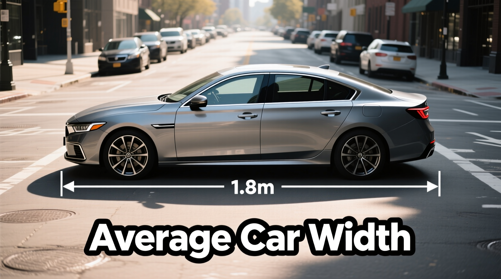 how wide is a typical car