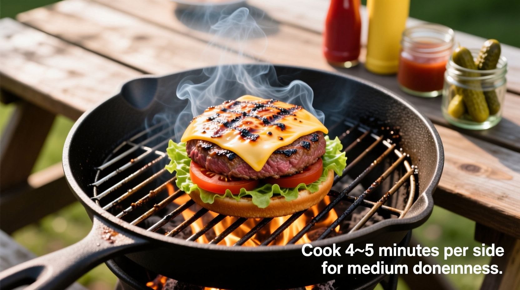 how long to cook burgers on grill