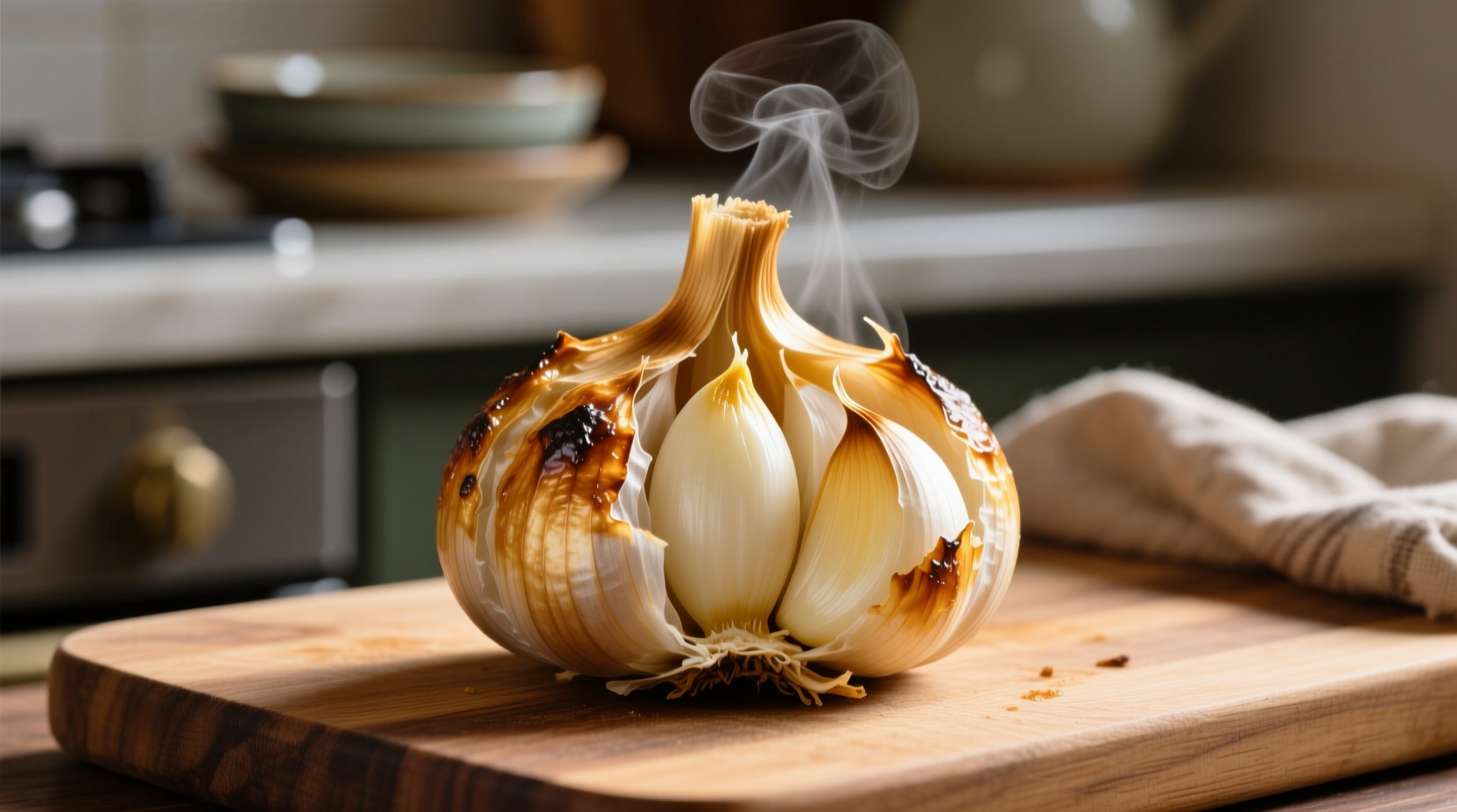 bake whole garlic