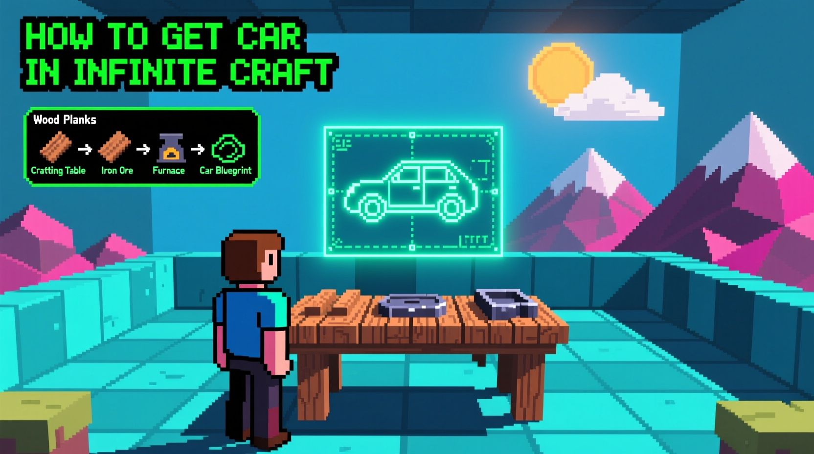 how to get car in infinite craft