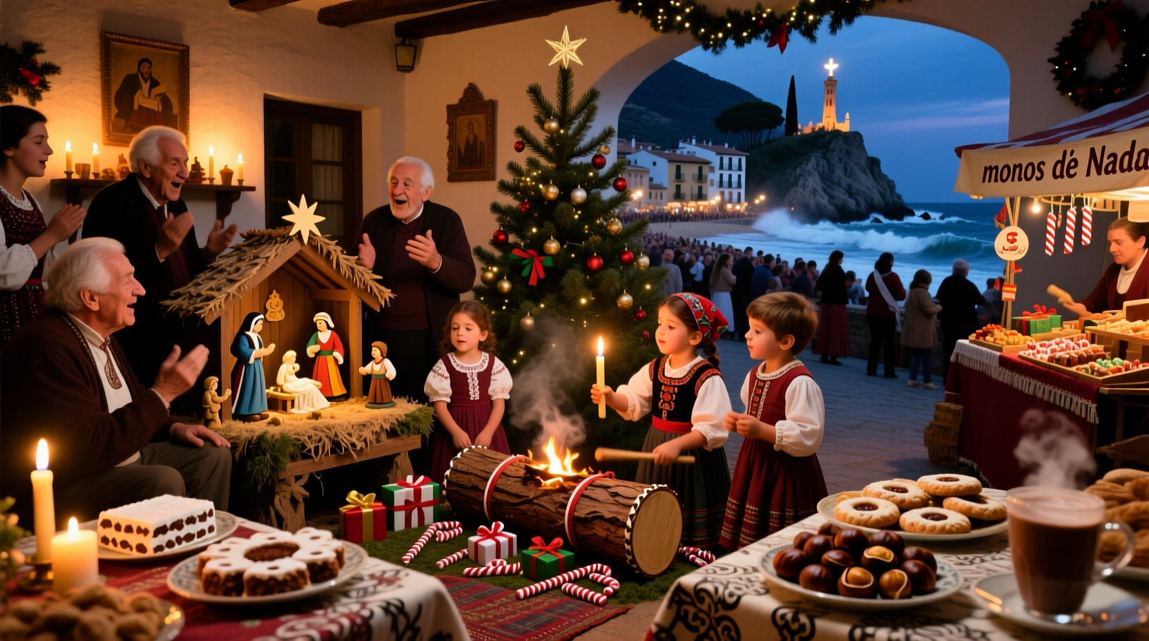 how do people in spain celebrate christmas
