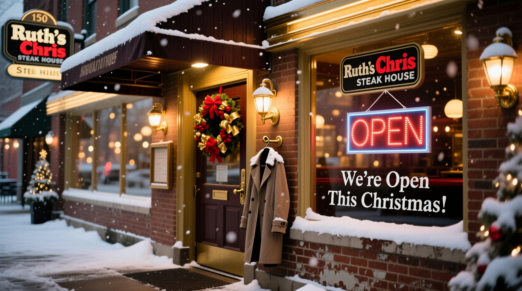 is ruth chris open for christmas