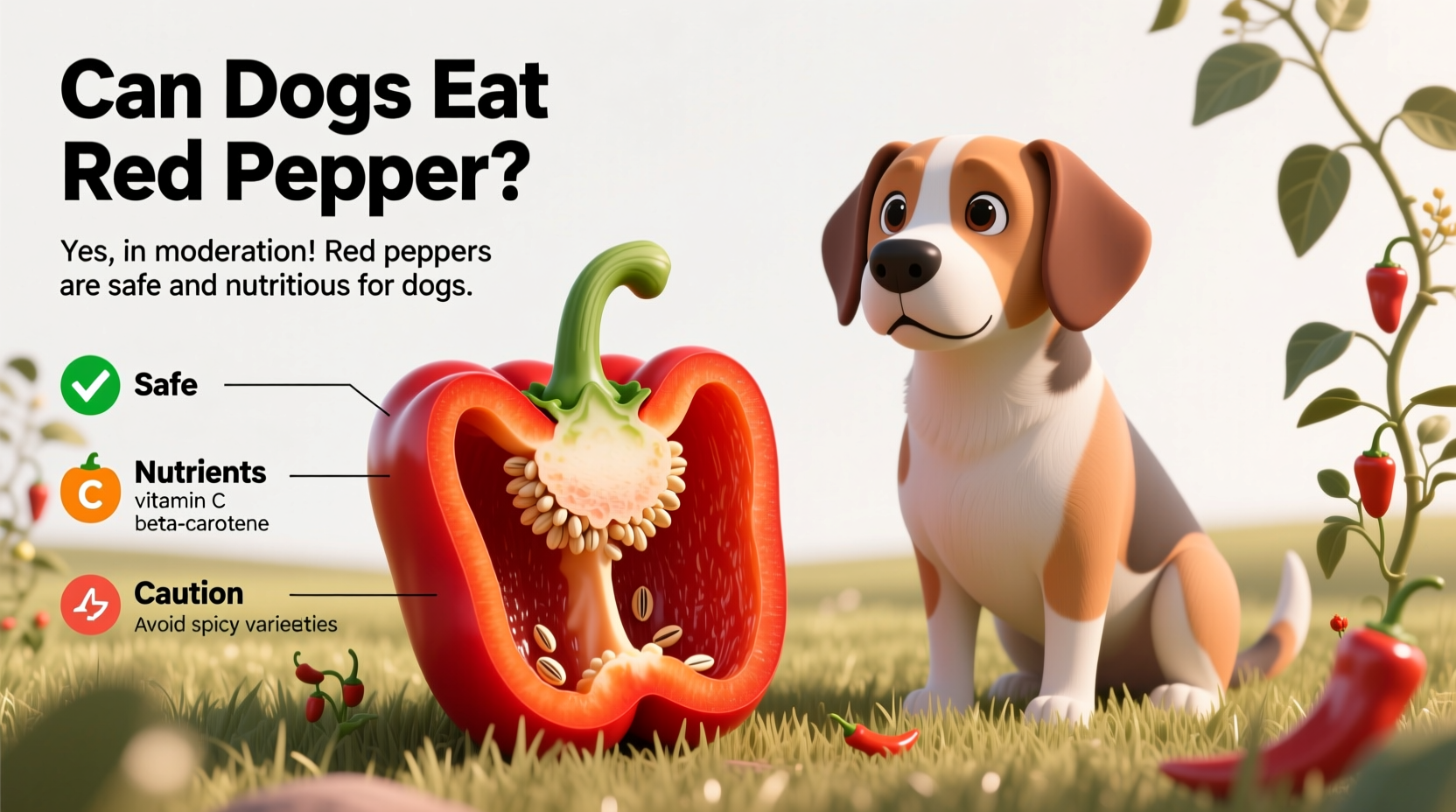 can dogs eat red pepper