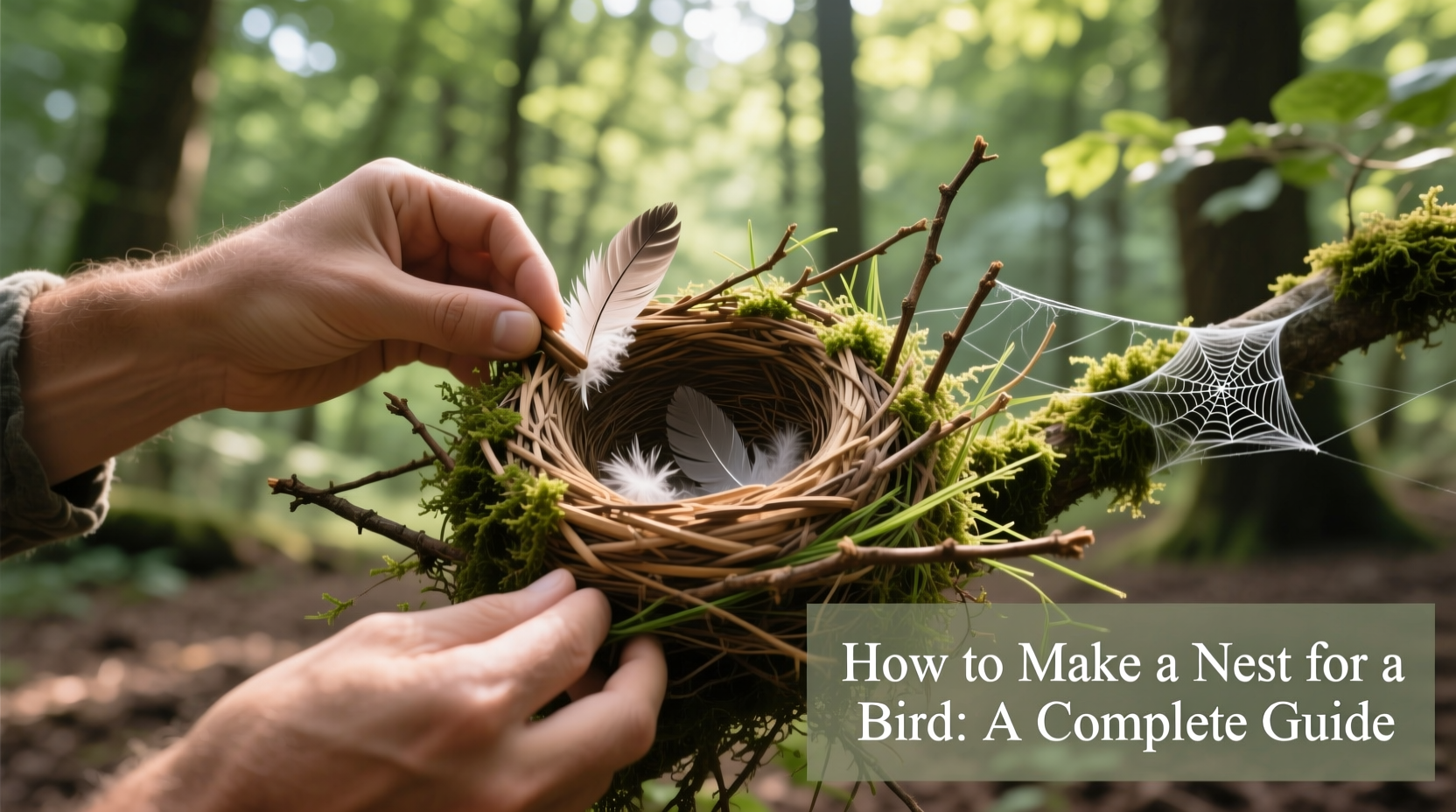 how to make a nest for a bird