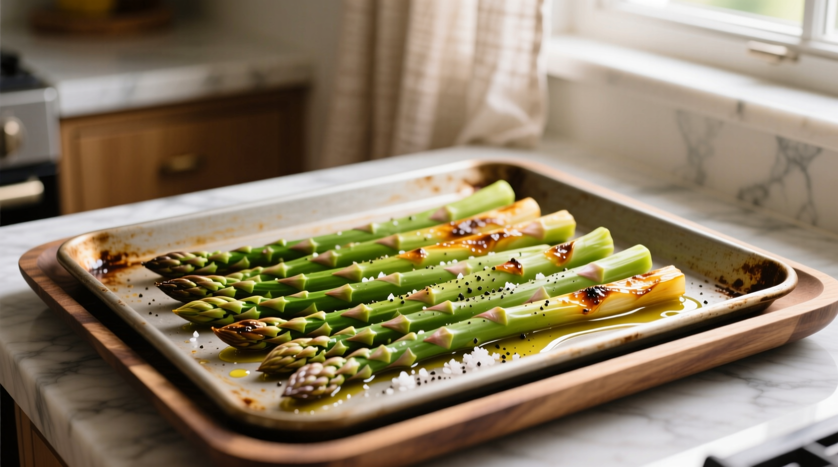 how long do you cook asparagus in the oven