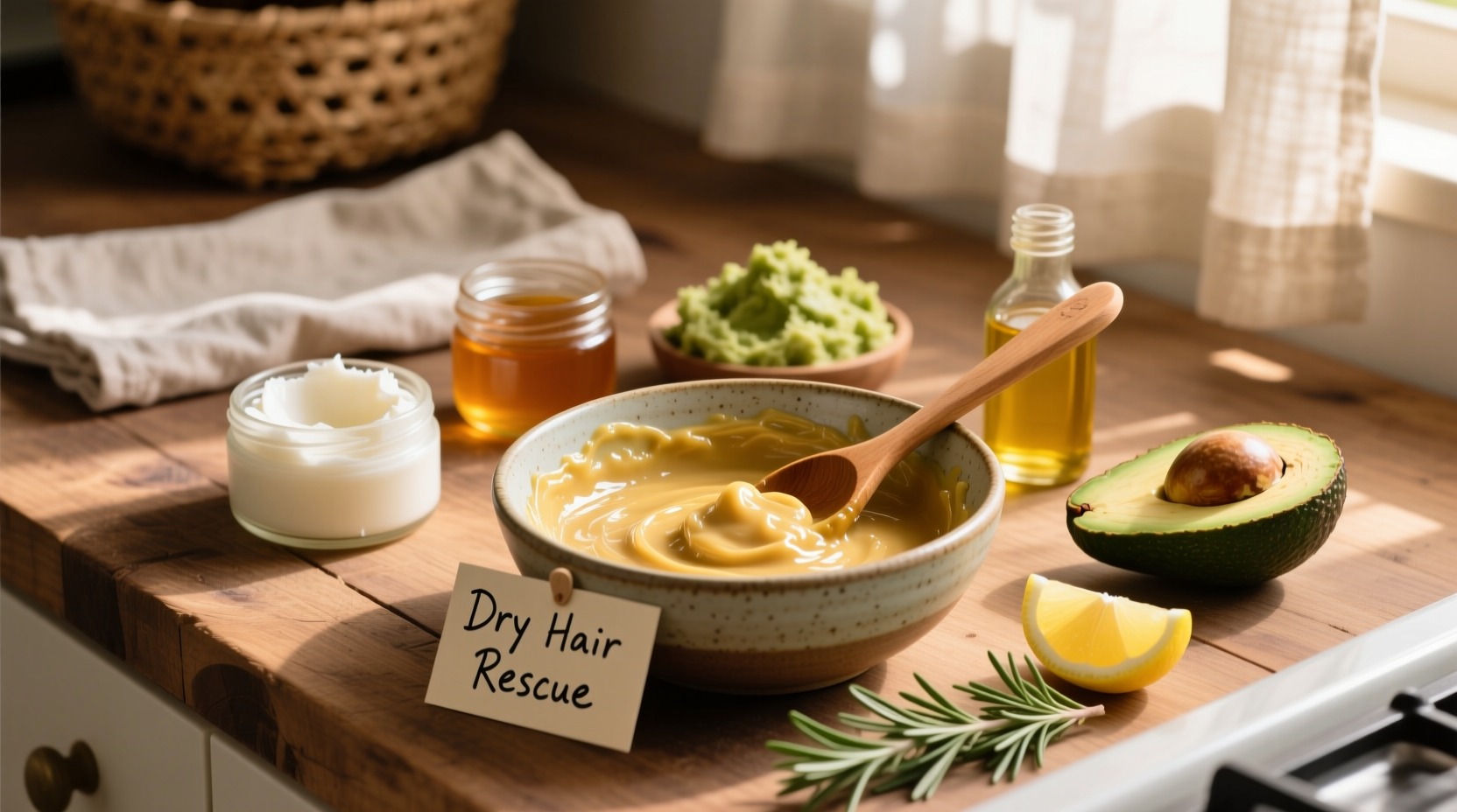 homemade hair mask for dry hair