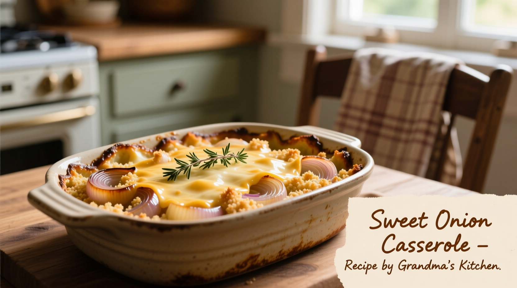 Perfect Sweet Onion Casserole Recipe: Creamy, Golden & Irresistible