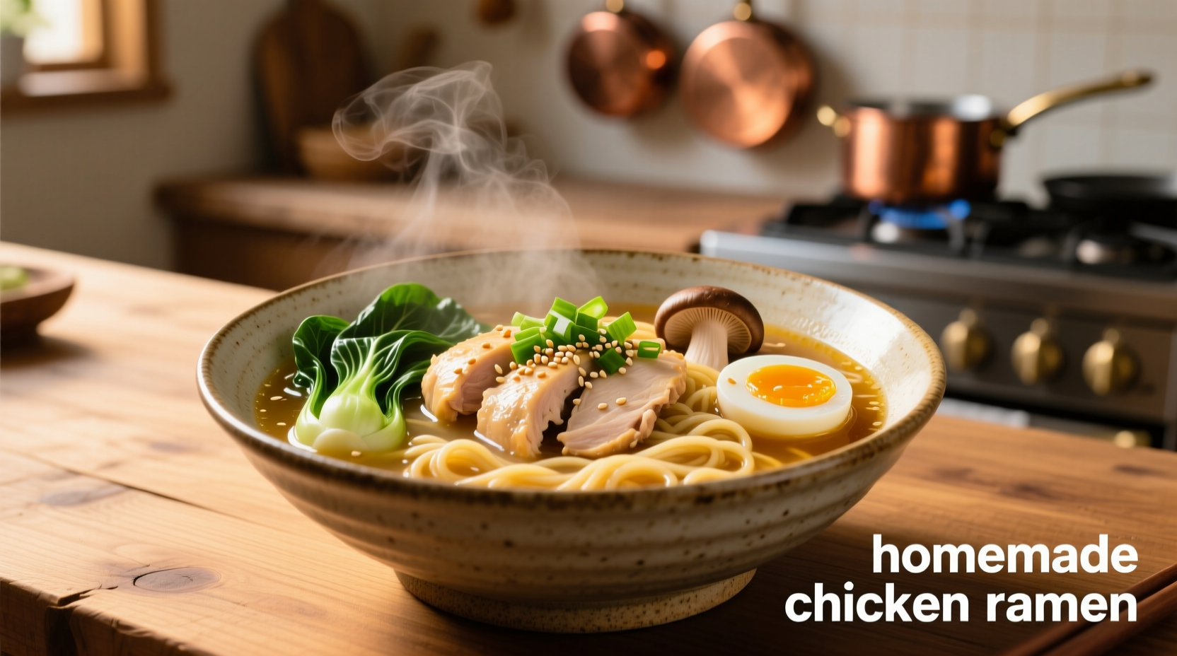 homemade chicken ramen