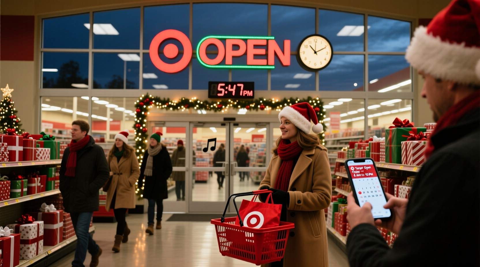 is target open on christmas eve