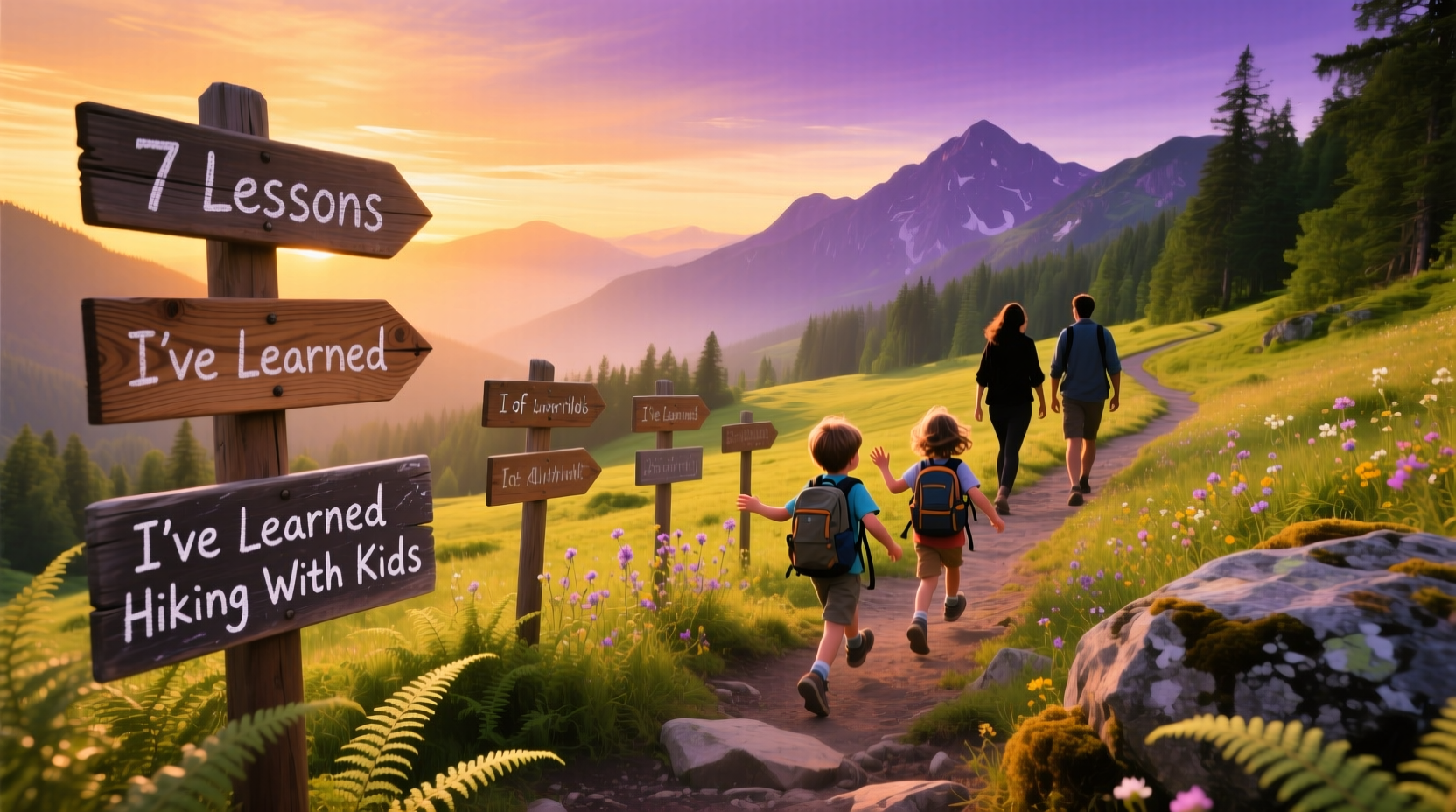 7 Lessons I’ve Learned Hiking With Kids: Budget Travel Guide