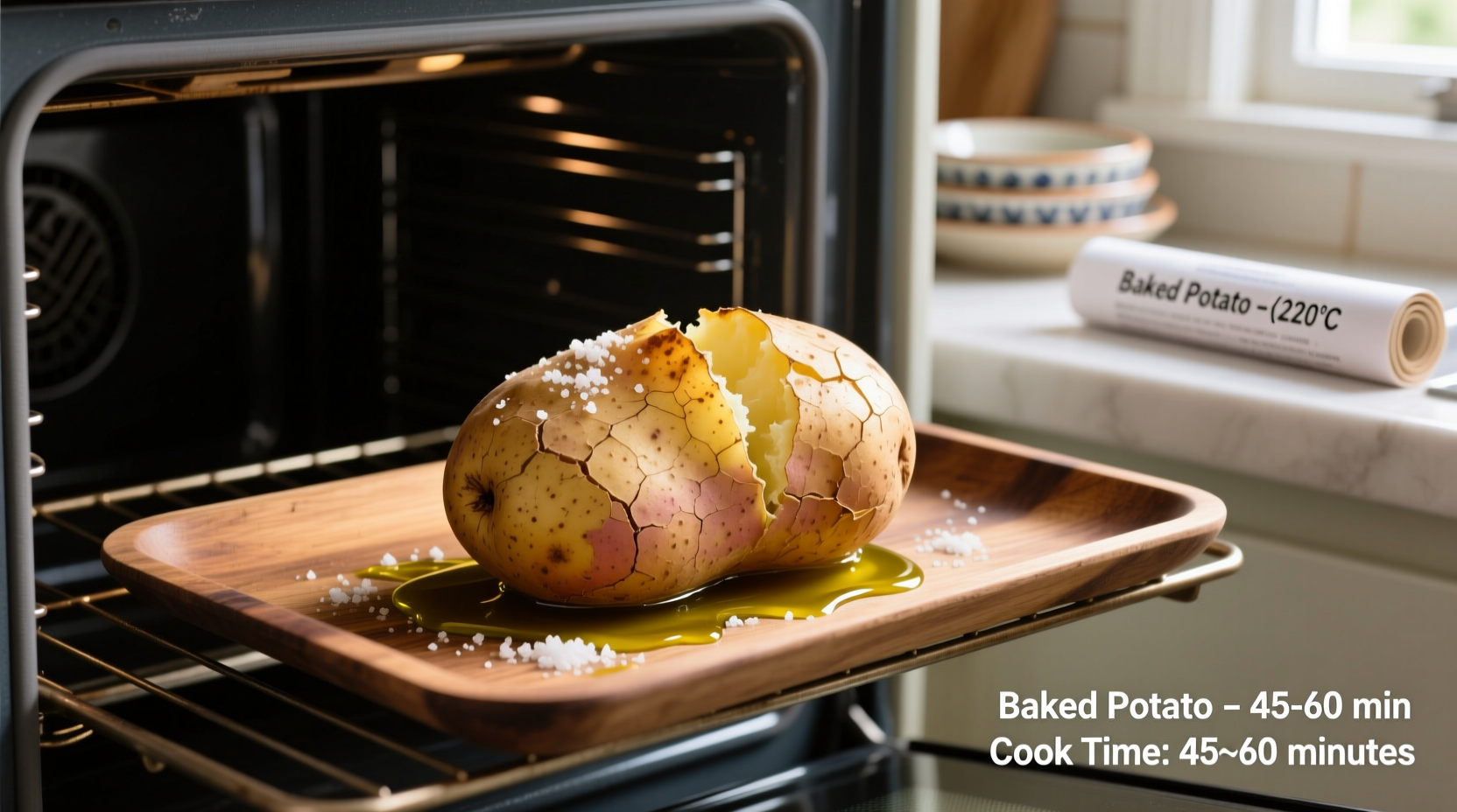 How Long to Cook Baked Potato in Oven: Perfect Timing Guide