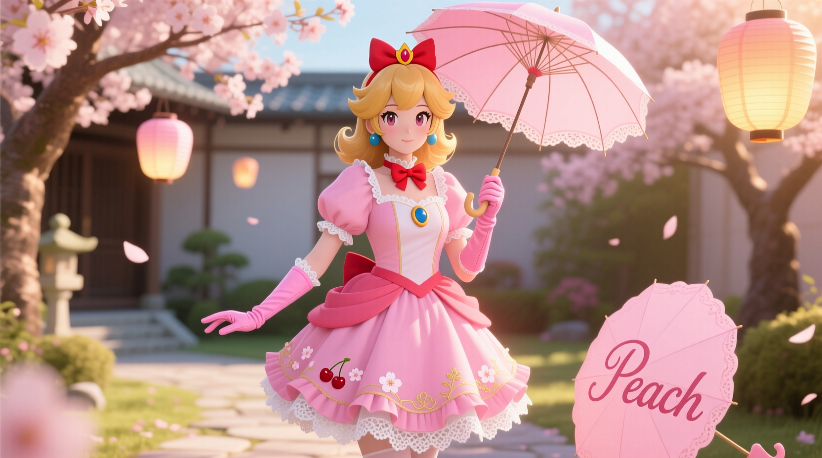 princess peach costume diy