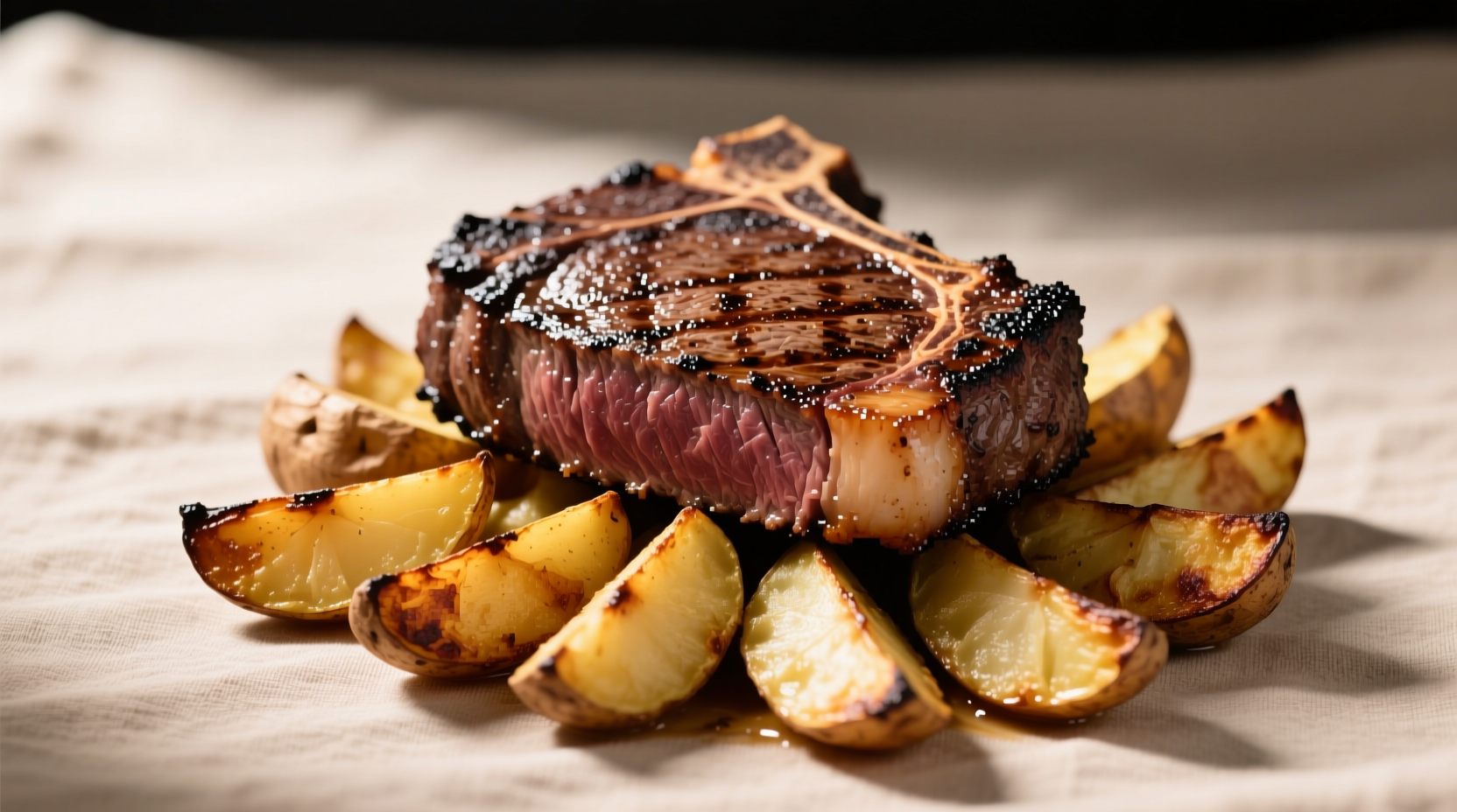 steak and potatoes when the classic meal actually matters