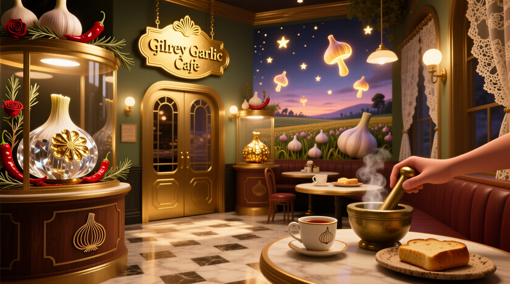 Gilroy Garlic Cafe: Reality vs. Festival Experience