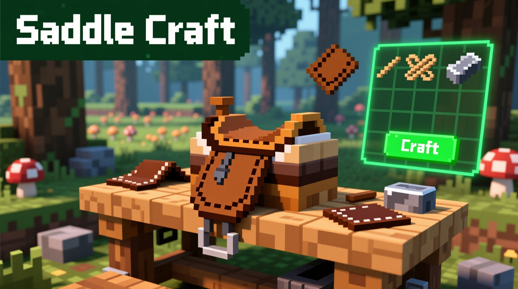 saddle craft minecraft
