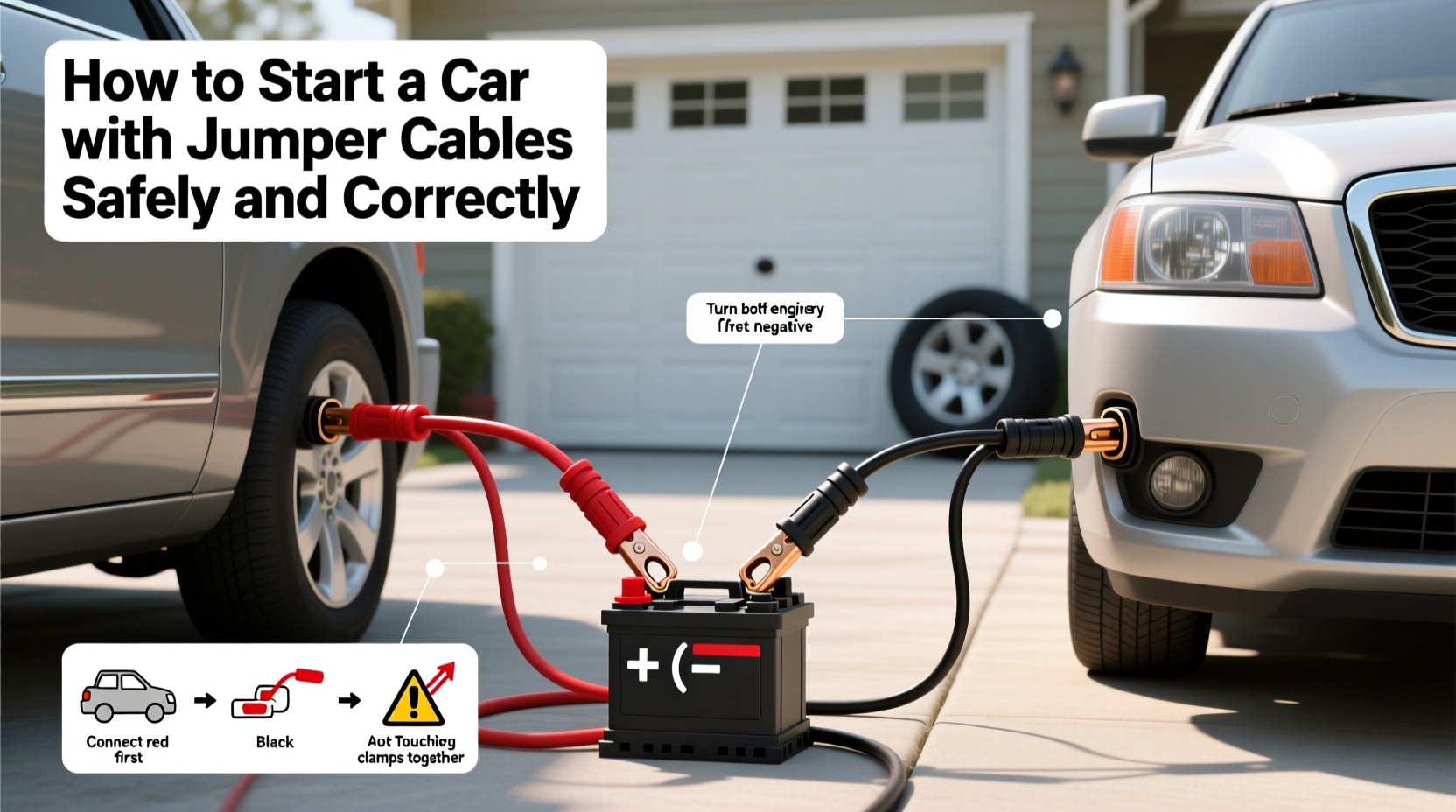 how to start a car with jumper cables