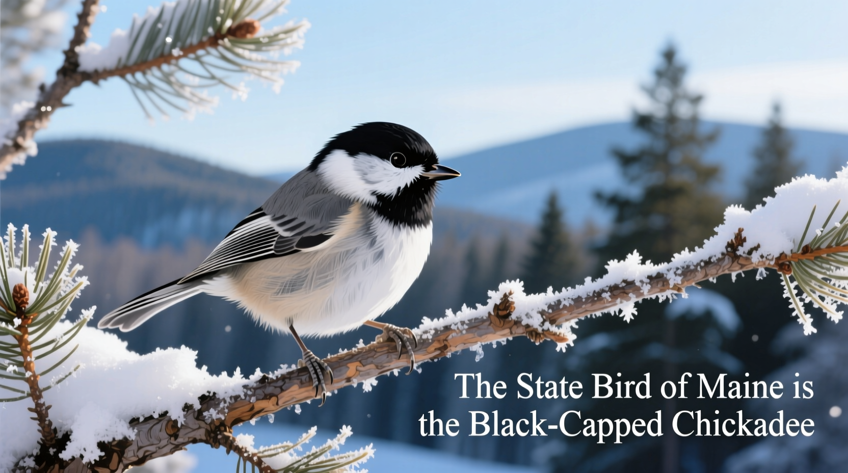 what is the state bird of maine