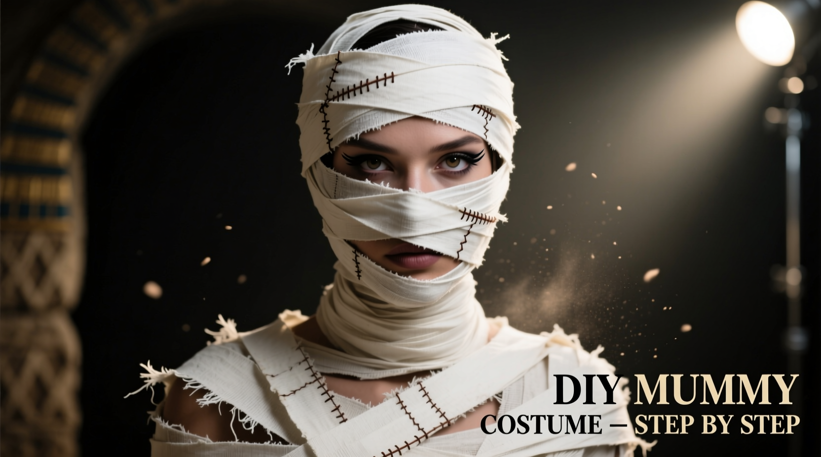 diy mummy costume