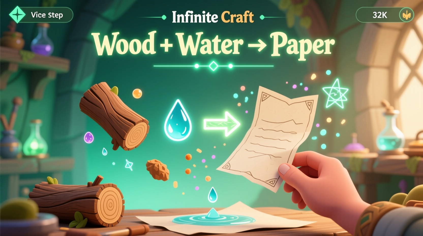 how to make paper in infinite craft