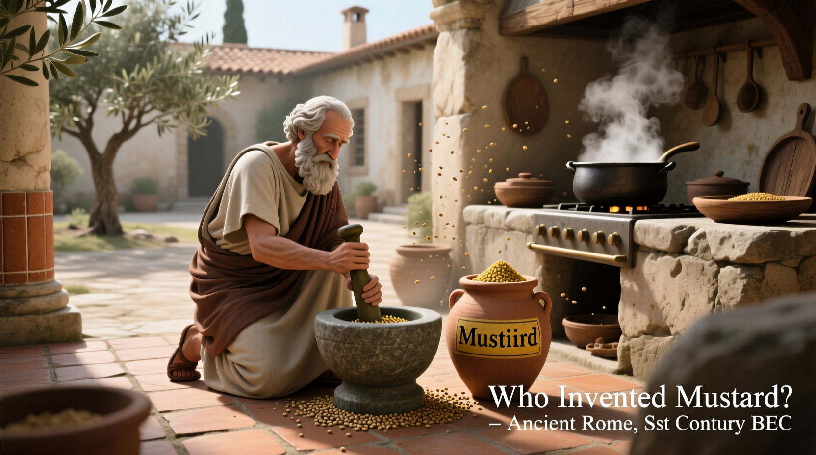 who invented mustard