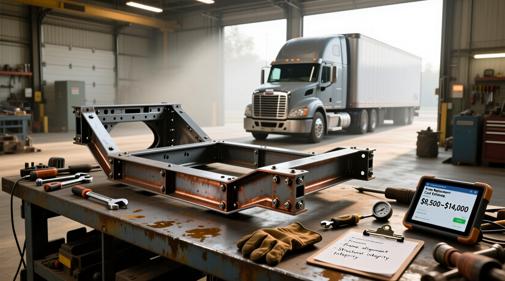 How to choose truck chassis frame,How much to replace a frame on a truck?