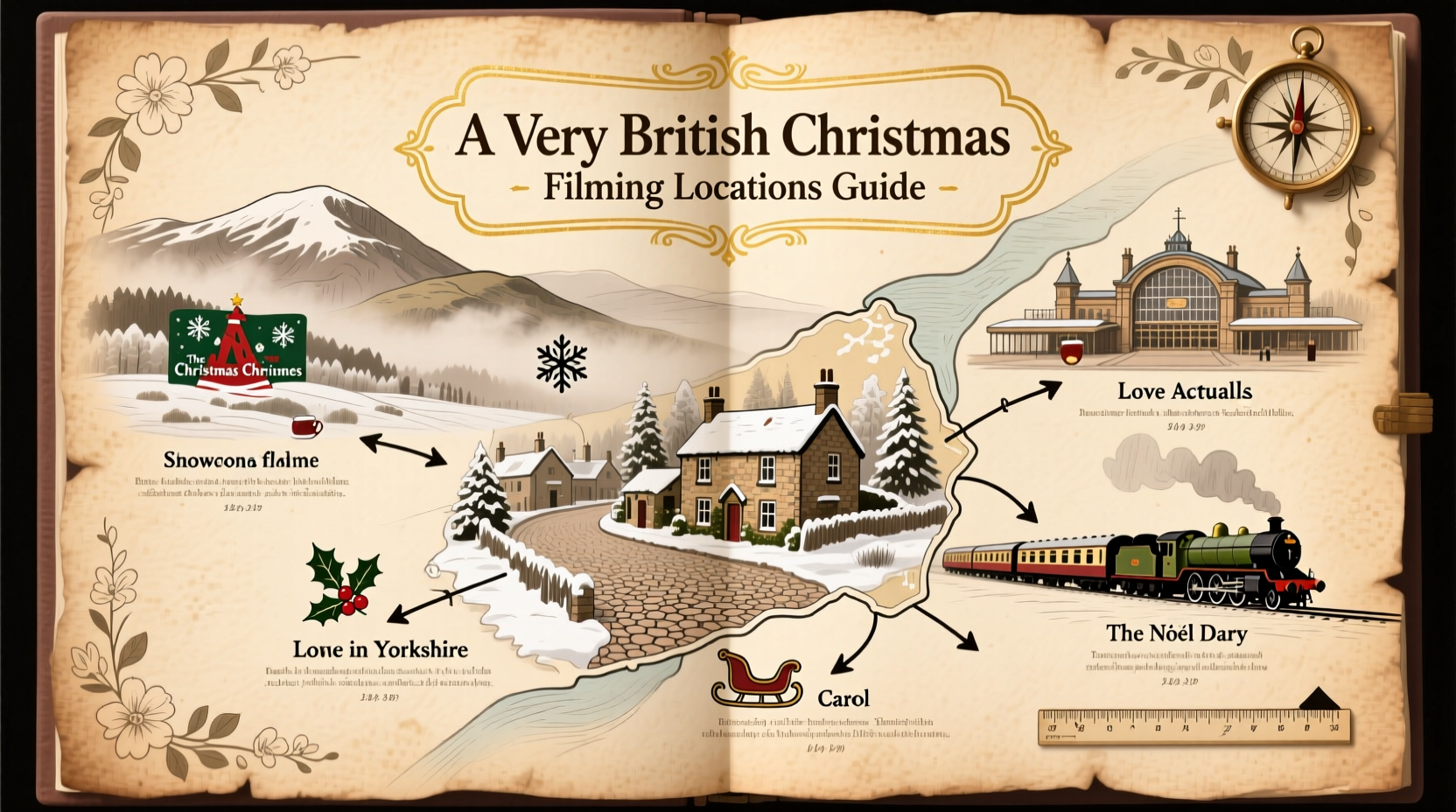 a very british christmas filming location