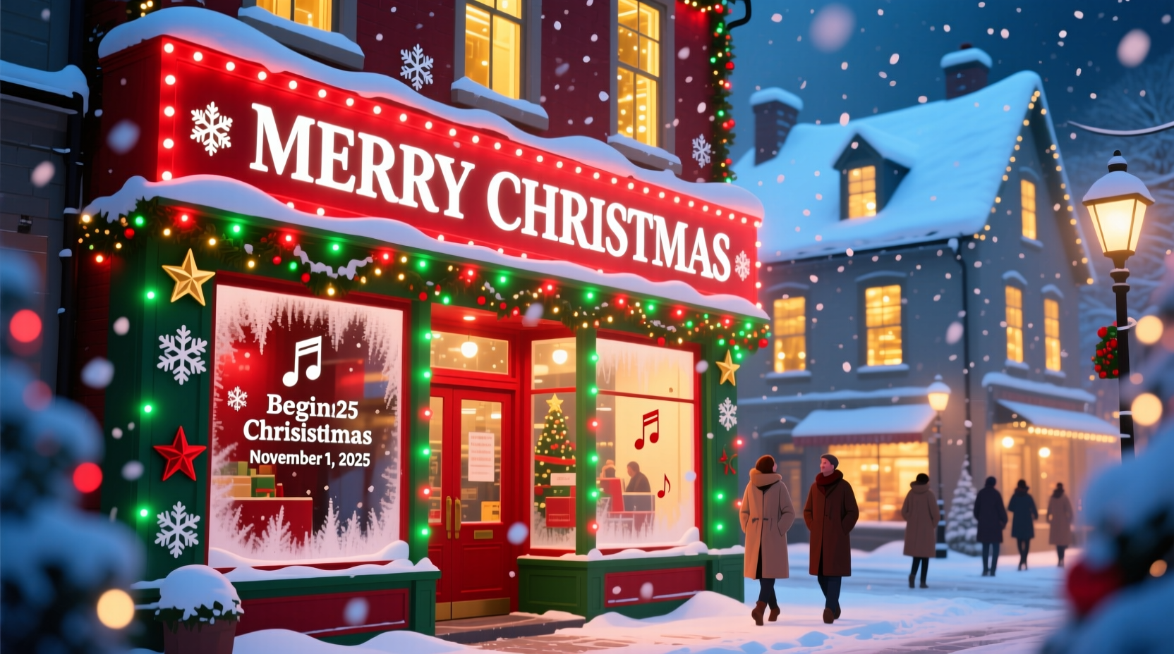 when does the christmas music start