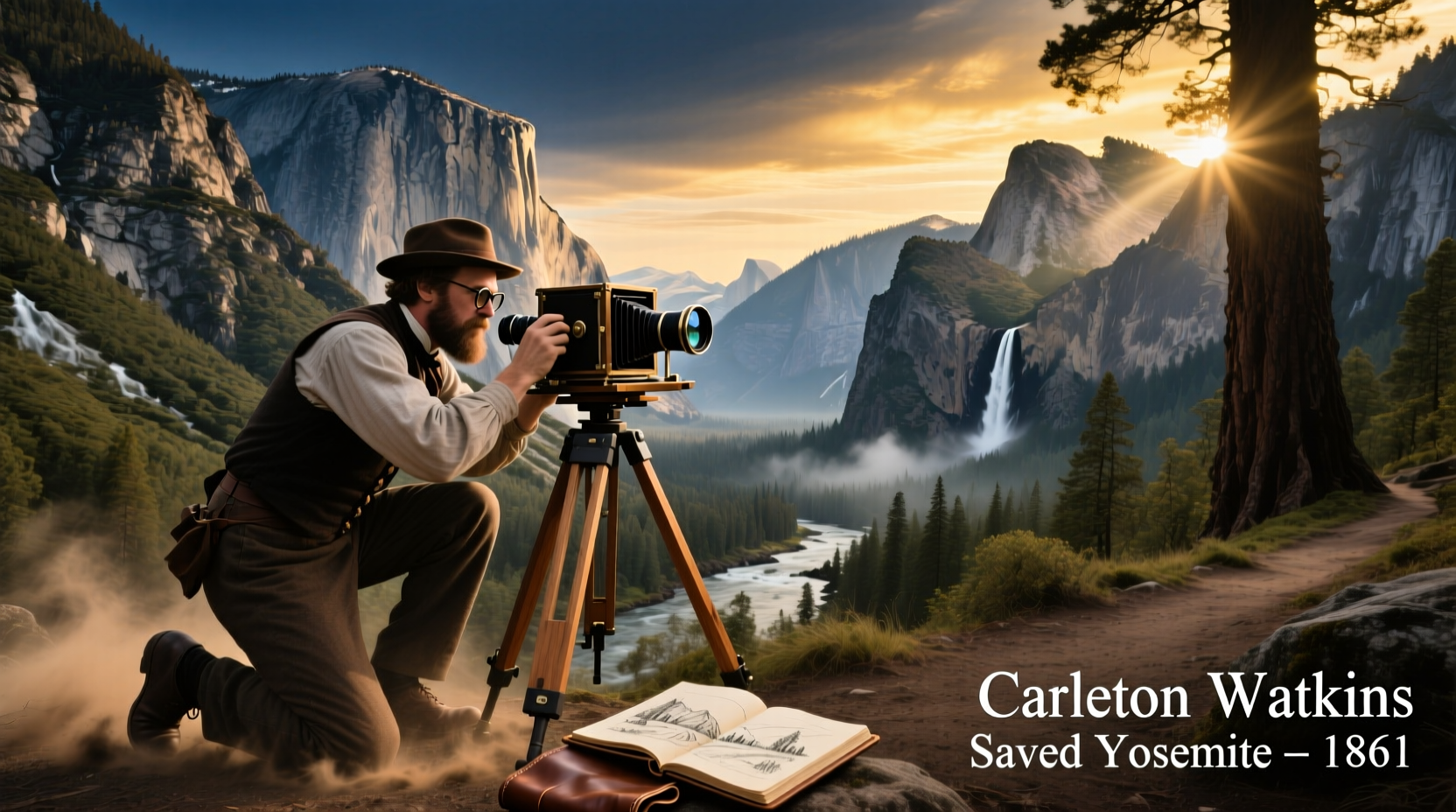How to Get to Yosemite Using Carleton Watkins Saved Routes