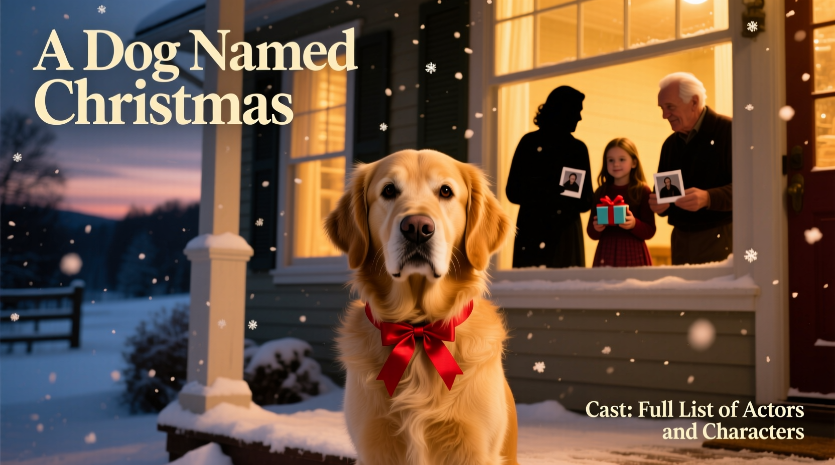 a dog named christmas cast