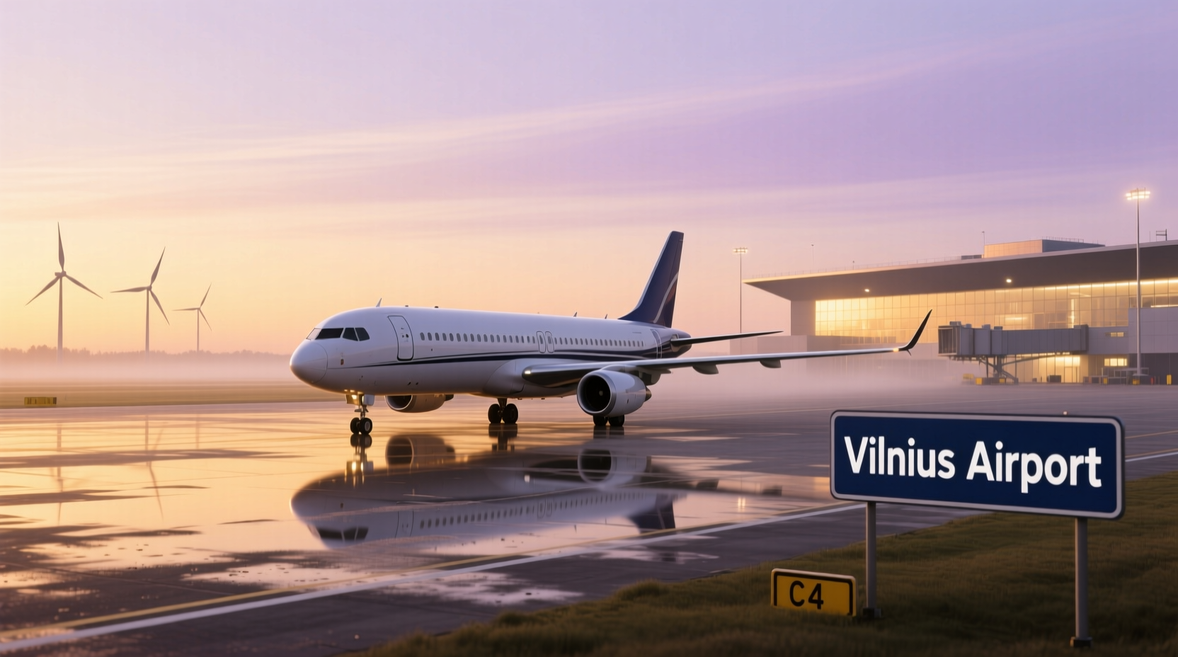 How to Get from Vilnius Airport to Drive-In Movie Theater on Empty Tarmac
