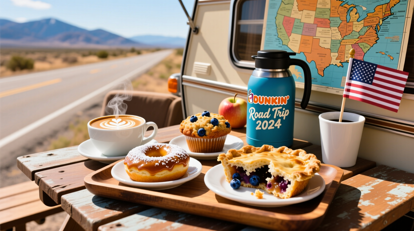 Coffee-Fueled Trip Across US: Dunkin’ RV Travel Guide