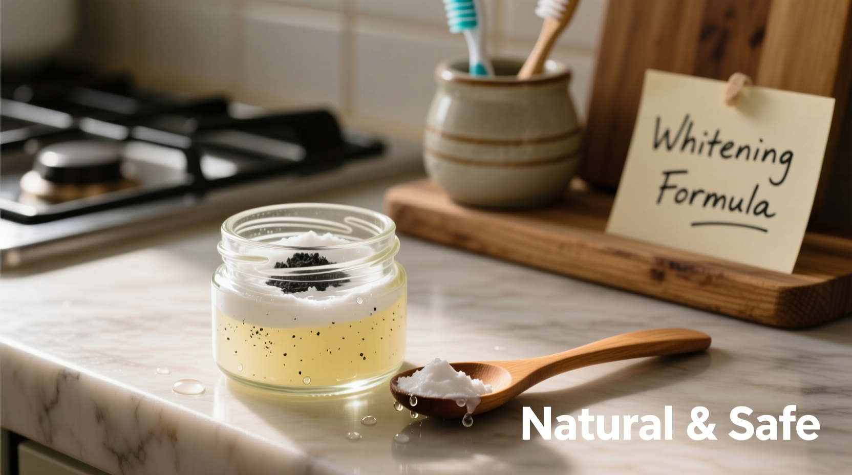 homemade teeth whitening solution