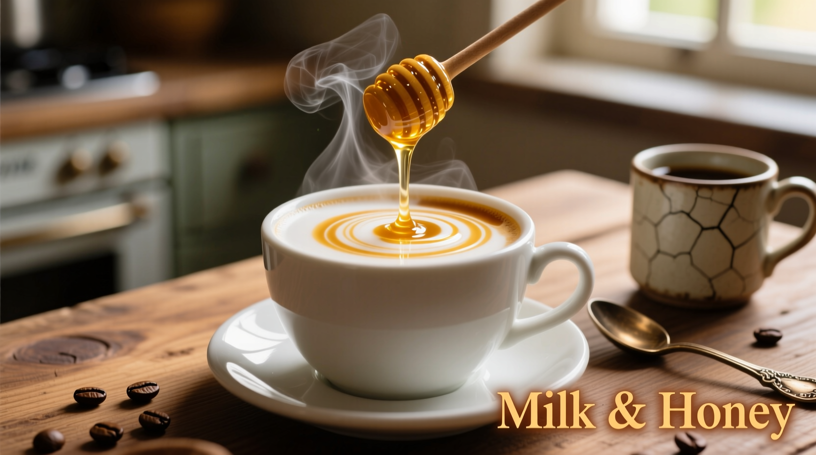 milk and honey coffee