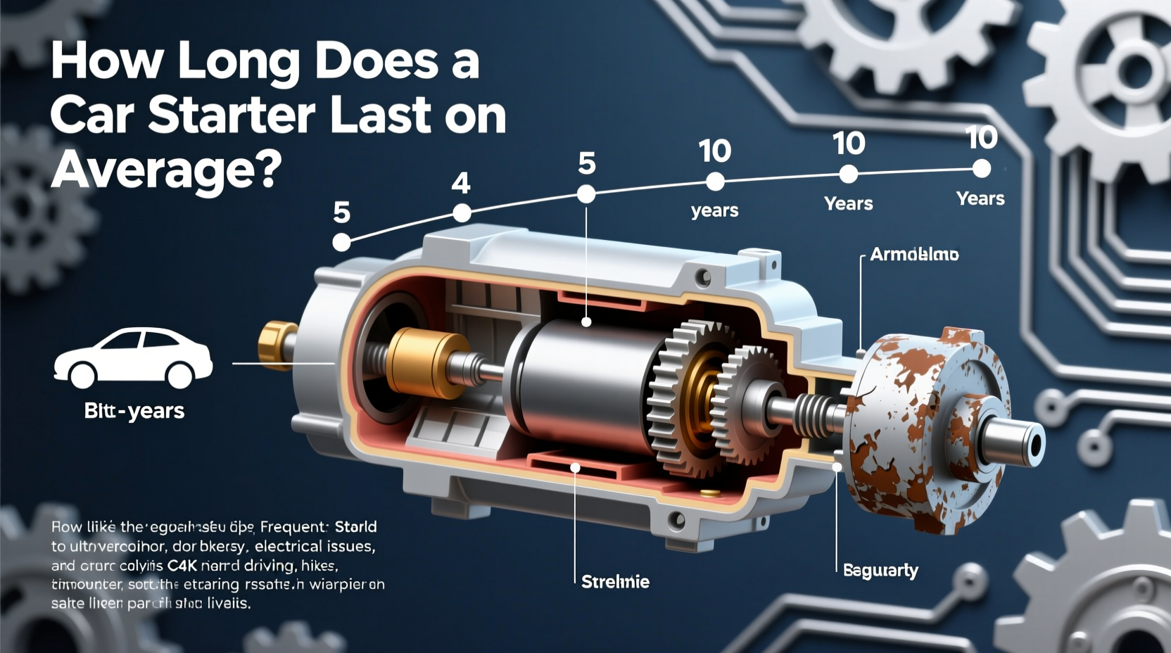 how long does a starter last on a car