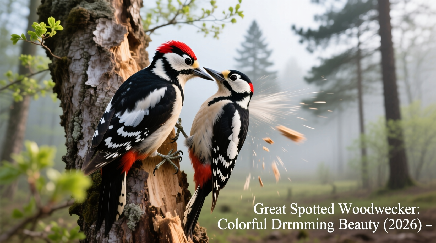 Great Spotted Woodpecker: Colorful Drumming Beauty (2026)