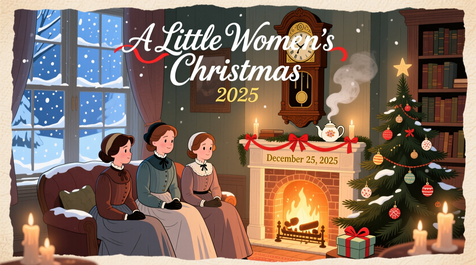 a little womens christmas 2024
